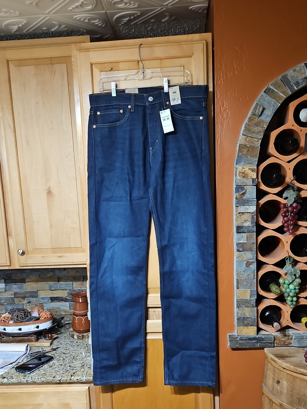 Levi's 505 Straight Leg Jeans Blue